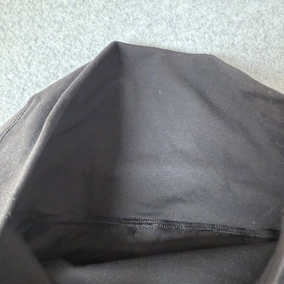 Lululemon Black Crop‎ Leggings Criss Cross Pure Practice Pant High Waist Size 6 - Picture 12 of 16